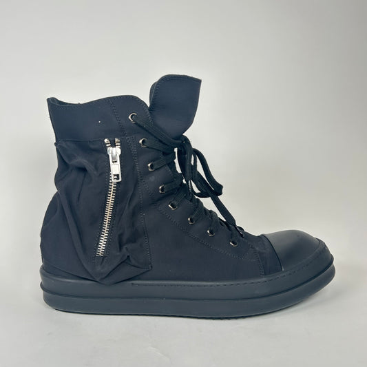 Rick Owens Black Cargo Ramones Size 10