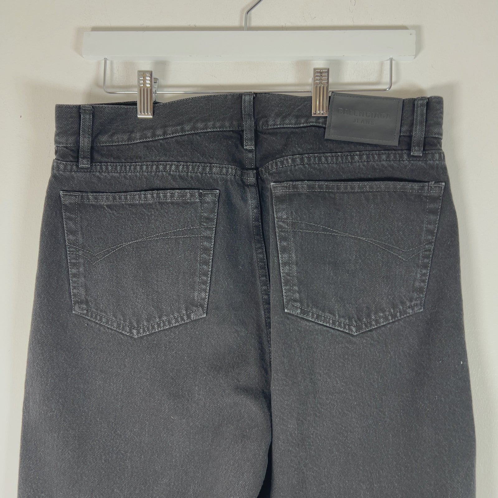 Balenciaga Shotgun Distressed Pants