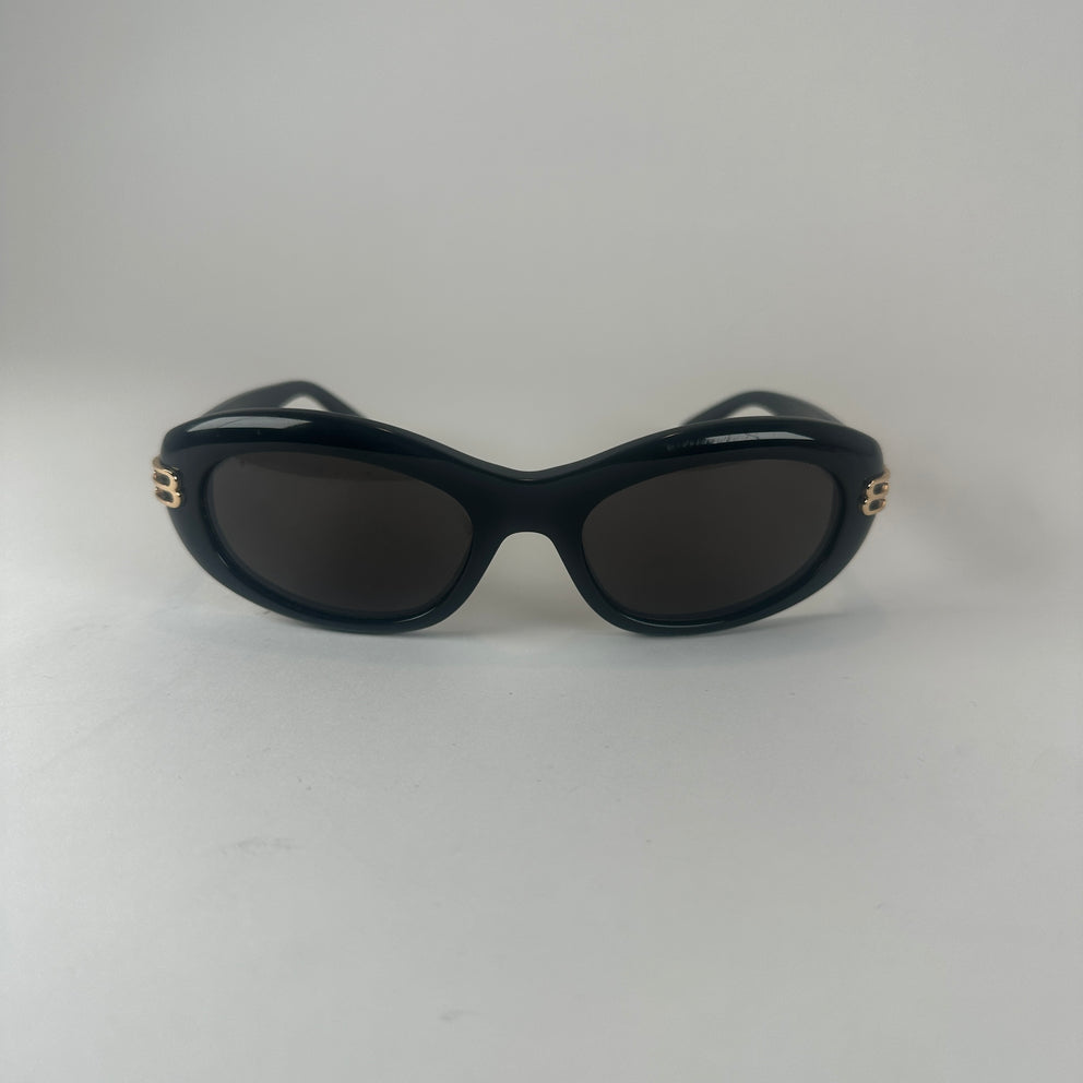 Balenciaga ‘BB’ Rounded Acetate Sunglasses