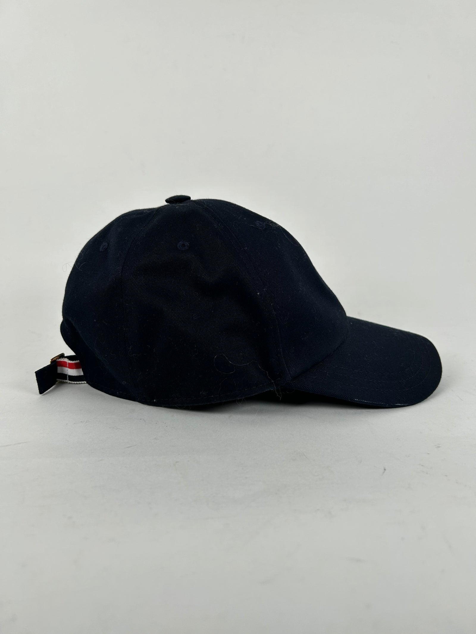 Thom Browne Navy 6-Panel Baseball Cap Size M