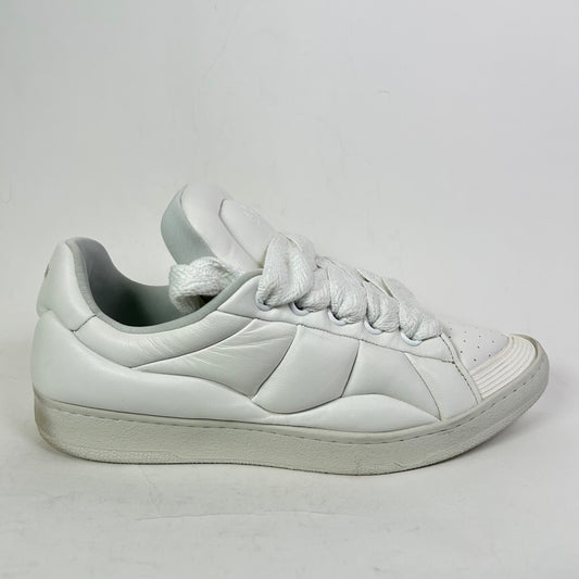 Lanvin Triple White XL Curb Sneaker Size 46