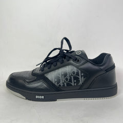 Dior B27 Triple Black Oblique Uptown Sneaker Size 44