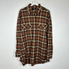 Amiri Brown/Tan Flannel Size L