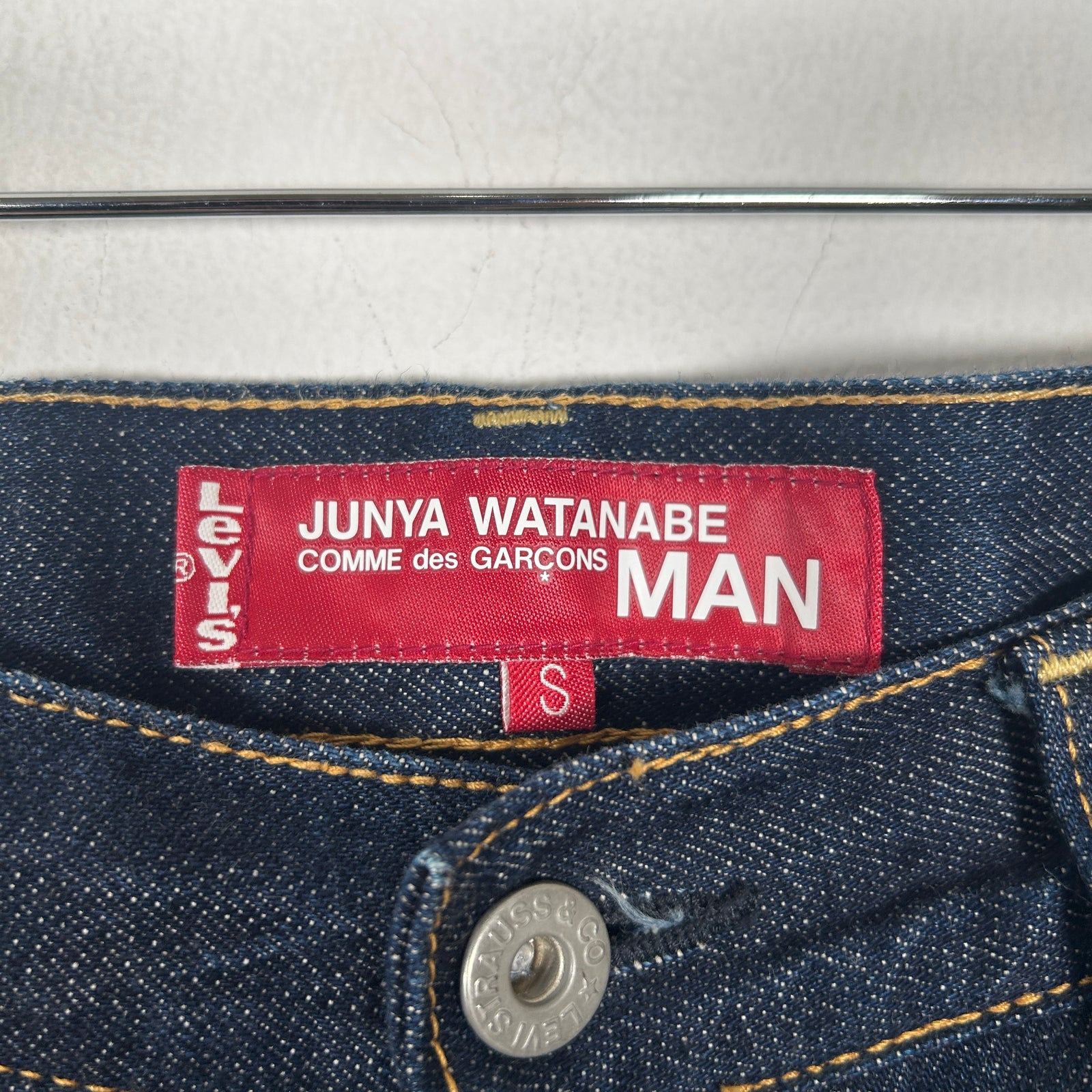 Junya Wanatabe Poem Script Jeans Size S