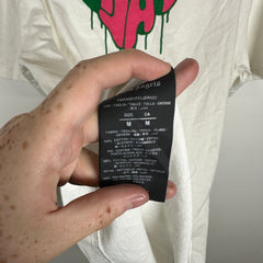Palms Angels Palm Heart Graphic White T-Shirt Size M