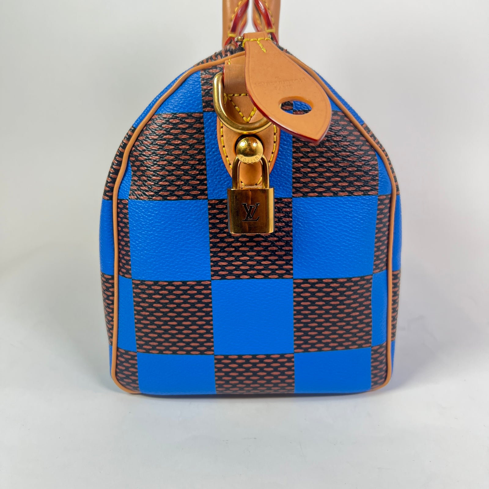 Louis Vuitton Blue Damier Pop Speedy Bandouliere 25