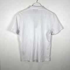 Burberry 1/4 Button White Polo