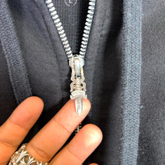 Chrome Hearts Vine Dagger Thermal Zip Up Hoodie