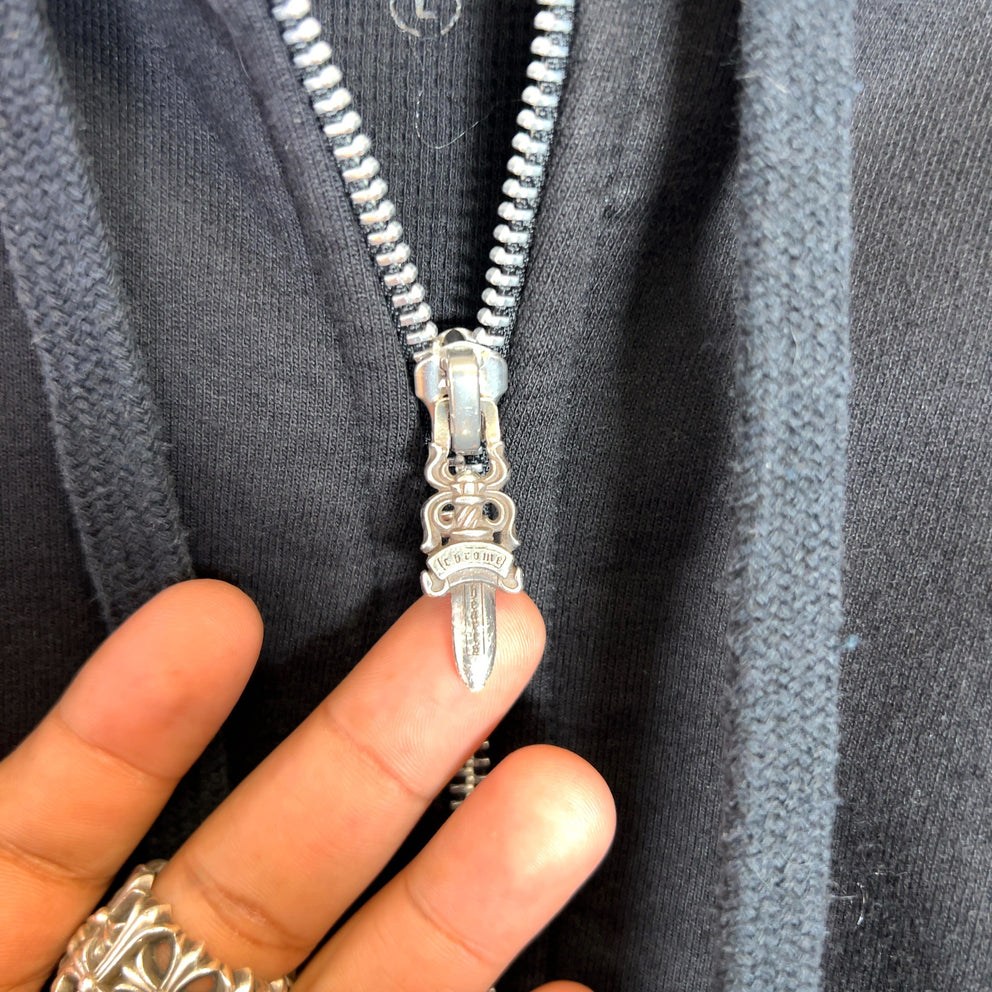 Chrome Hearts Vine Dagger Thermal Zip Up Hoodie