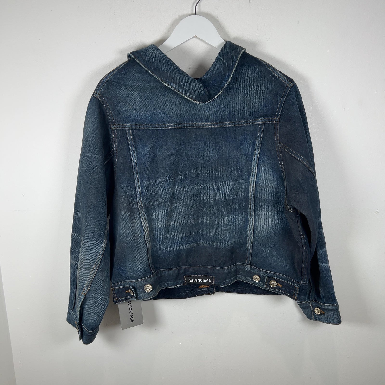 Balenciaga 'Dirty Swing' Denim Jacket