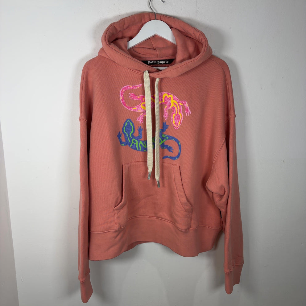 Palm Angels Lizard Print Hoodie
