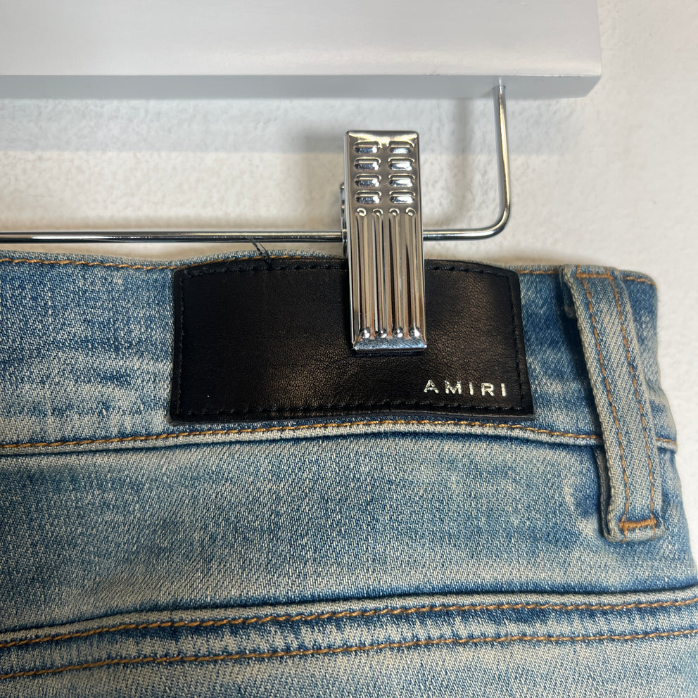 Amiri Distressed Lightwash Jeans Size 34