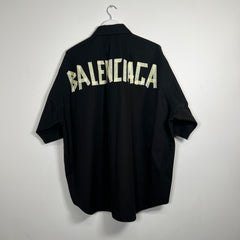 Balenciaga Tape Logo Shirt Size 2XL