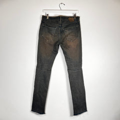 Number (N)ine Mudwash Distressed Skinny Jeans Size 2