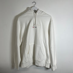 Supreme White Box Logo Hoodie Size L