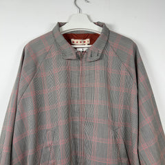 Marni Check Zip Up Jacket