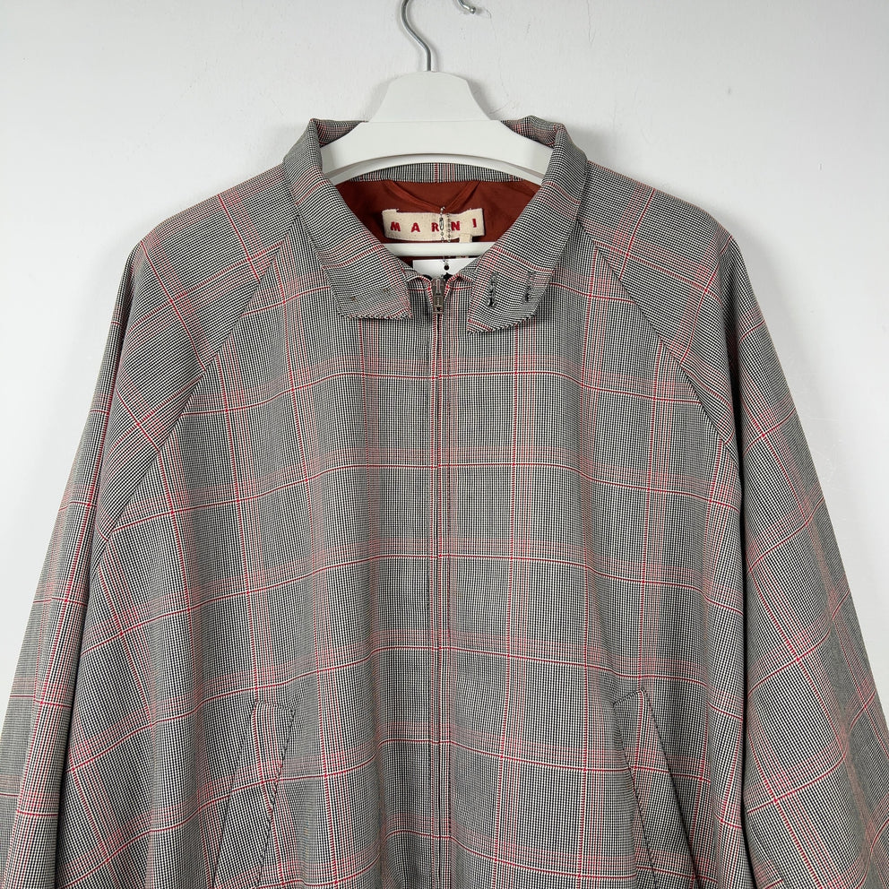 Marni Check Zip Up Jacket