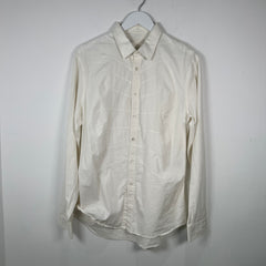 Alexander Mcqueen Casual White Button-Up Shirt Size L