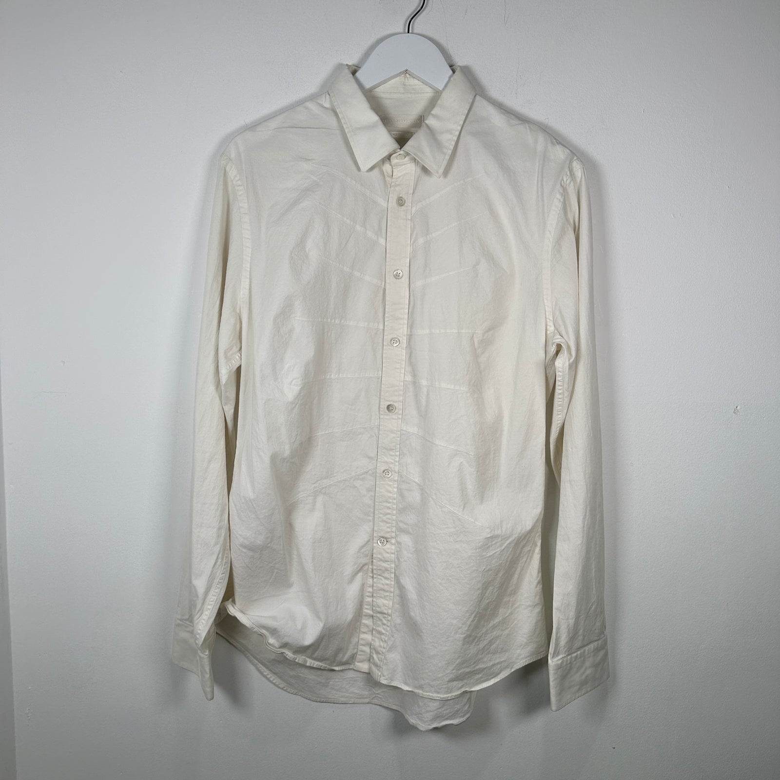 Alexander Mcqueen Casual White Button-Up Shirt Size L