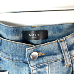 Amiri Artpatch Orange Patchwork Bandana Jeans