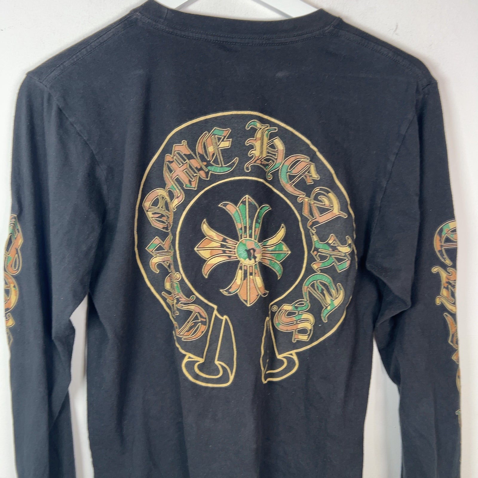 Chrome Hearts Camo Horseshoe Graphic Longsleeve