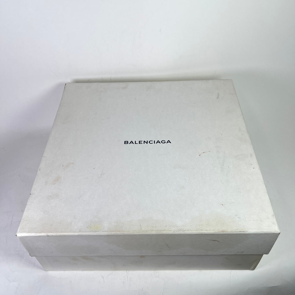 Balenciaga Cracked Leather Arena Sneakers