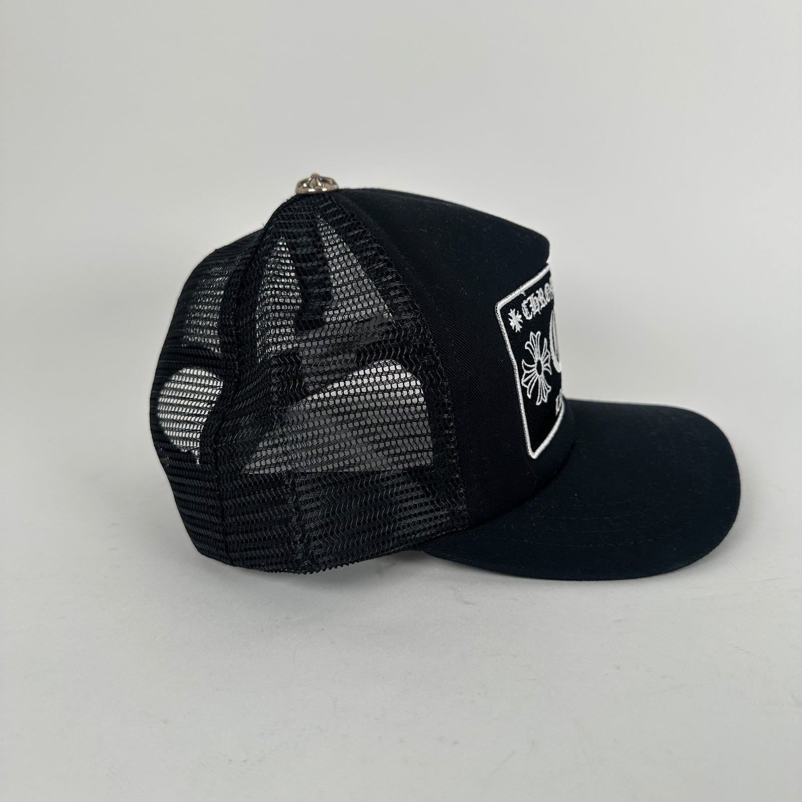 Chrome Hearts 'Las Vegas' Black Trucker Hat