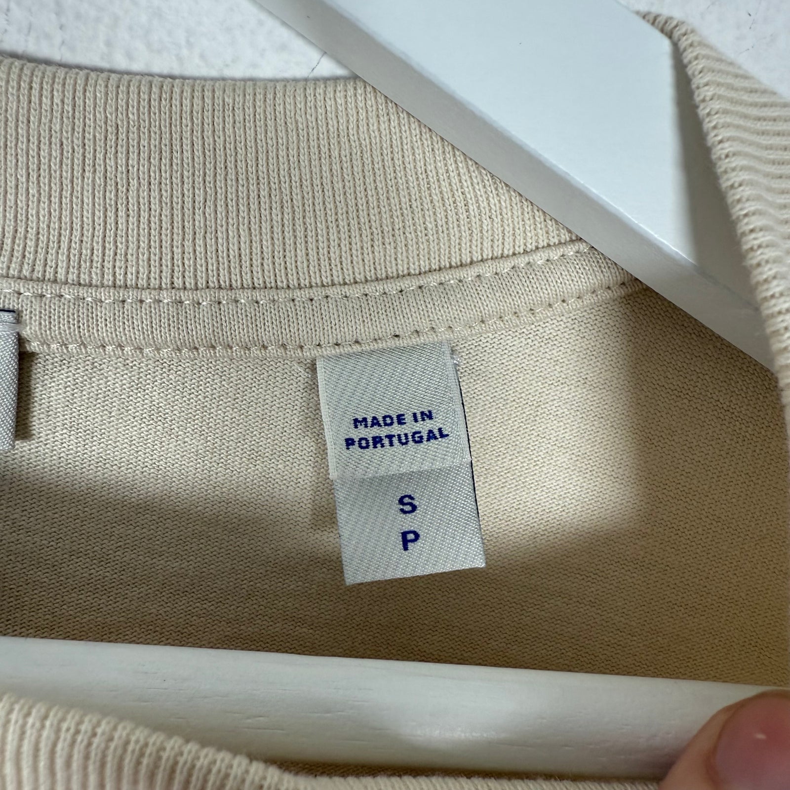 Burberry Cream Paisley Logo T-Shirt Size S