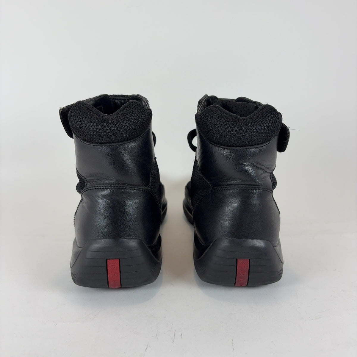 Prada Black High-Top America Cups