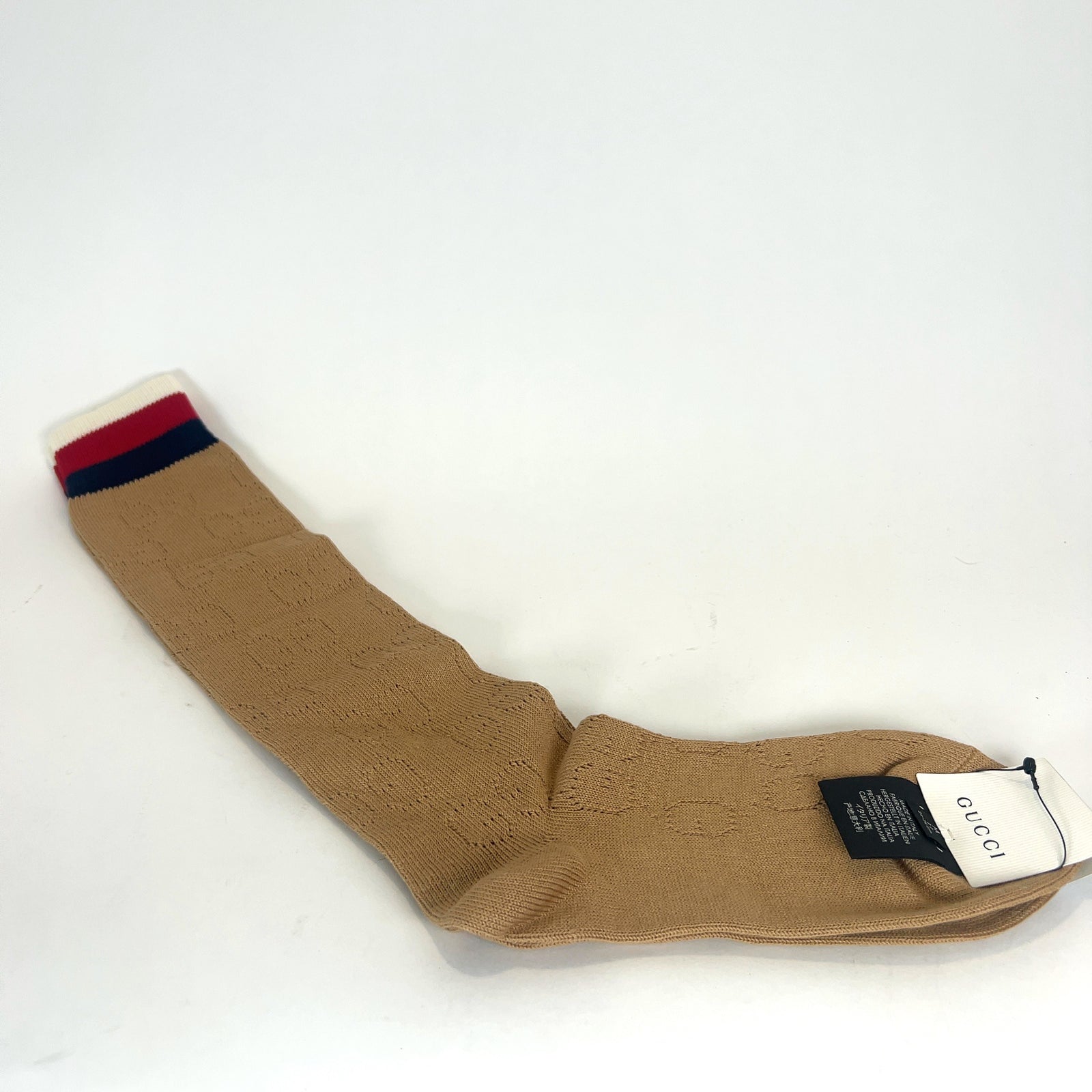 Gucci Striped Monogram Socks