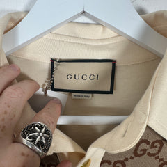 Gucci Monogram Polo Size L