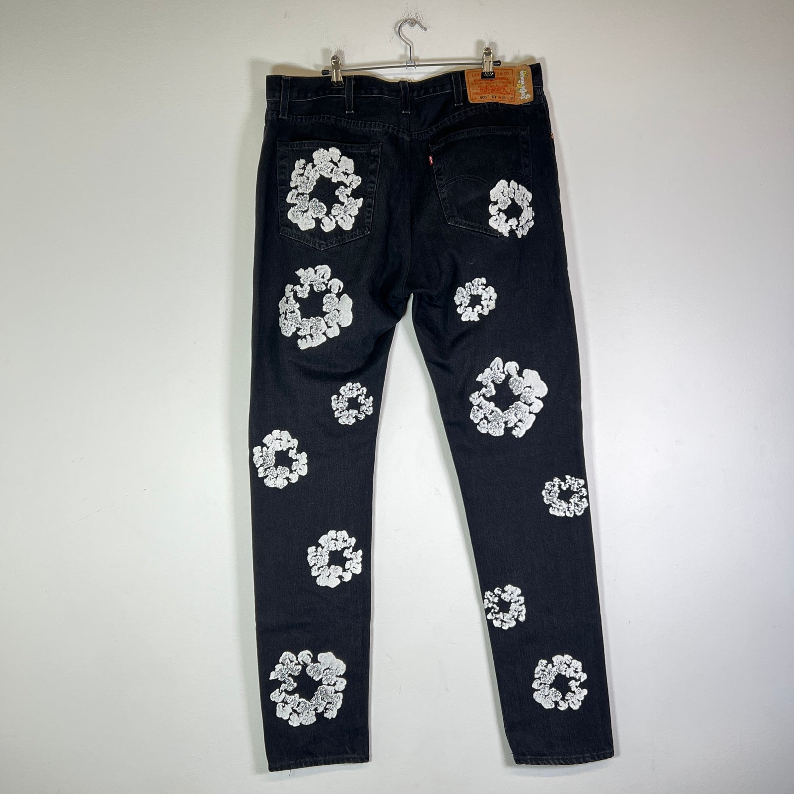Denim Tears Black Wreath Denim Jeans