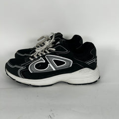 Dior B30 Black/Silver Low-Top Sneaker Size 42