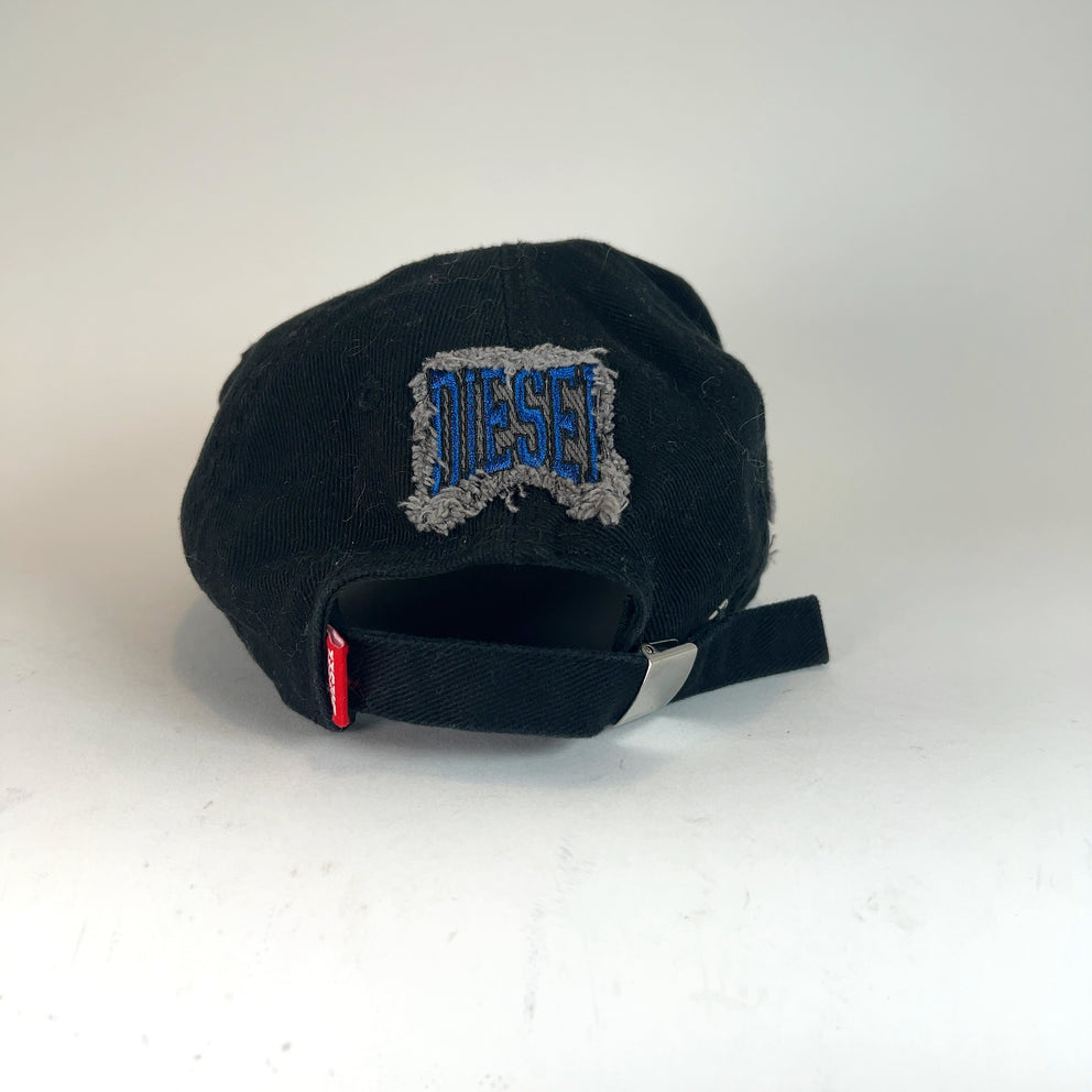 Diesel 'Successful Living' Distressed Patch Hat