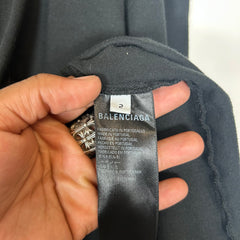 Balenciaga Black BB Icon Logo Long Sleeve Size 2