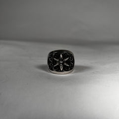 Chrome Hearts Oval Star Ring Size 10.5