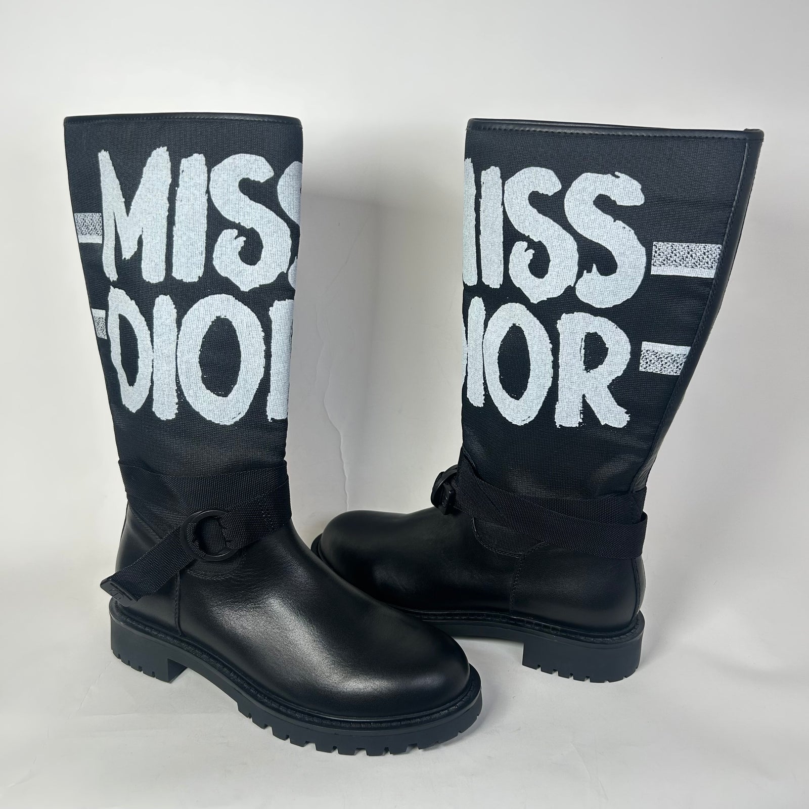 Dior Black D-Major Miss Dior Boots Size 40