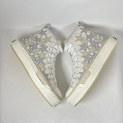 Amiri Grey/White Stars Court High-Top Sneaker Size 42