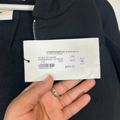 Alyx Black Cargo Zip-Up Hoodie Size XL