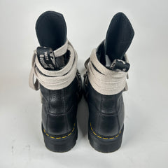 Rick Owens x Dr. Martens Black 1460 Quad Sole Pentagram Jumbolace Boots Size 13