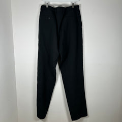 Issey Miyake Men Black Adjustable Slack Pants Size 36