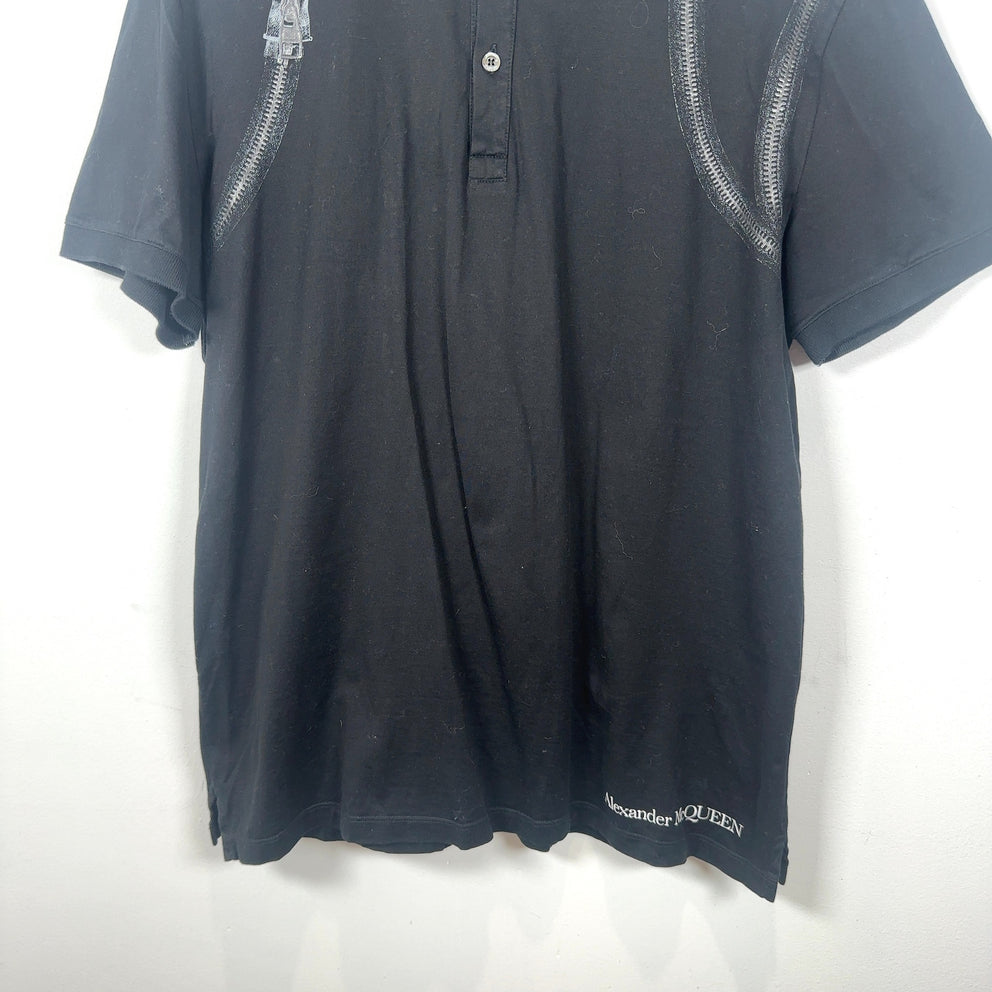 Alexander Mcqueen Zipper Collared Shirt