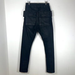 Rick Owens DRKSHDW Waxed Creatch Cargos