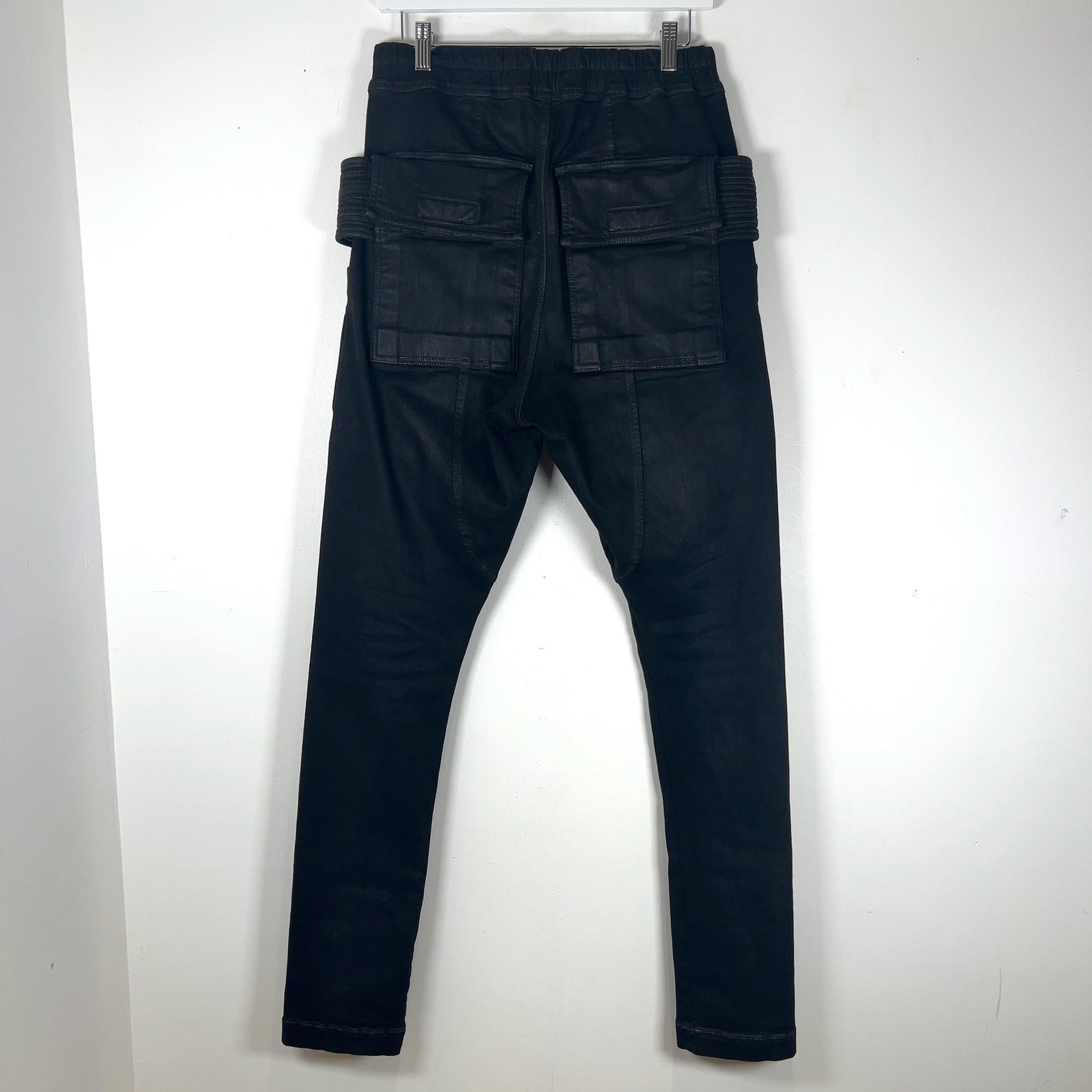 Rick Owens DRKSHDW Waxed Creatch Cargos