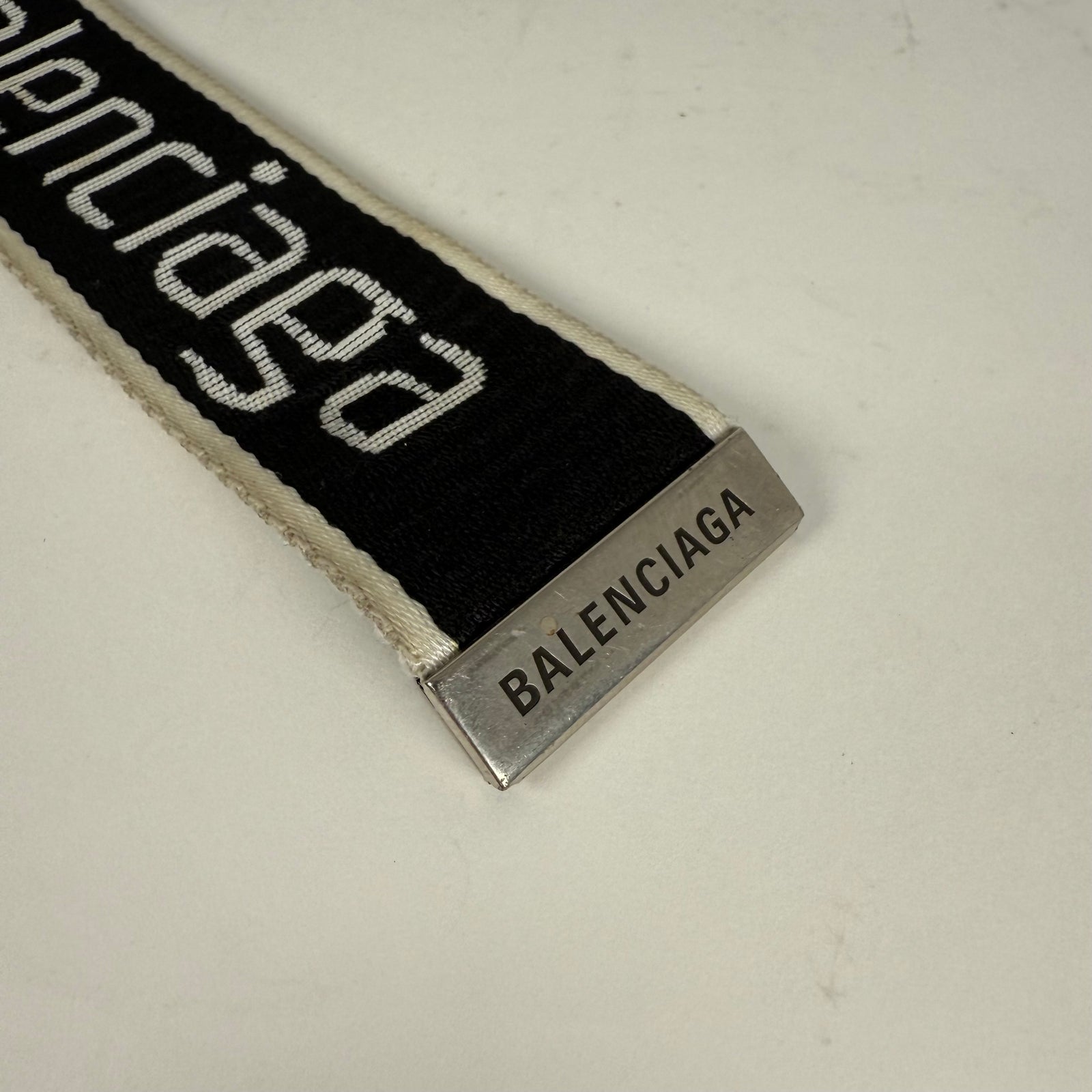 Balenciaga D-Ring Logo Belt