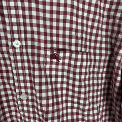 Burberry Gingham Button Up Shirt
