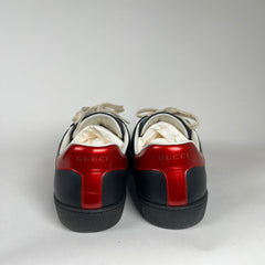 Gucci Ace Stripe Leather Sneaker Size 12