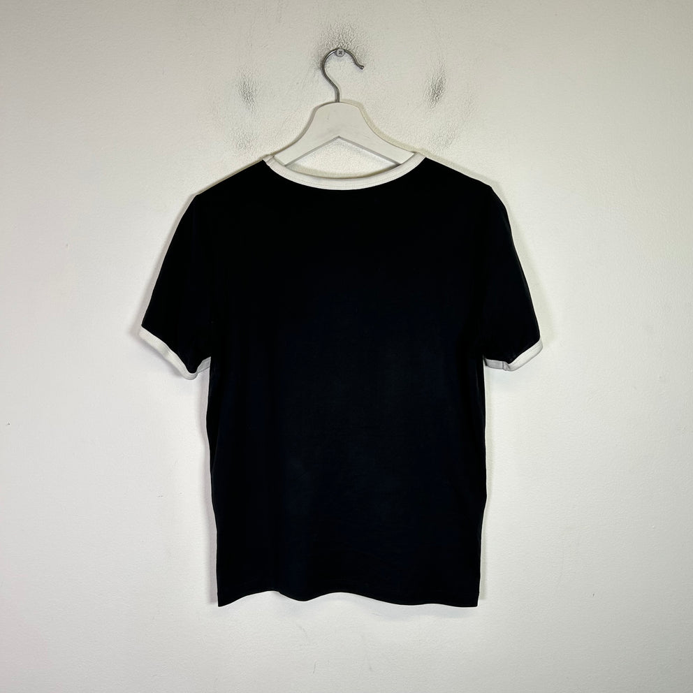 Celine Paris Triomphe Logo Ringer T-Shirt
