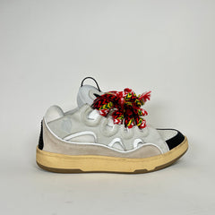 Lanvin White Curb Sneakers Size 41