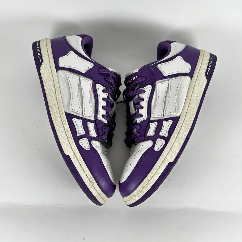 Amiri Purple Skeleton Low-Top Sneakers Size 9